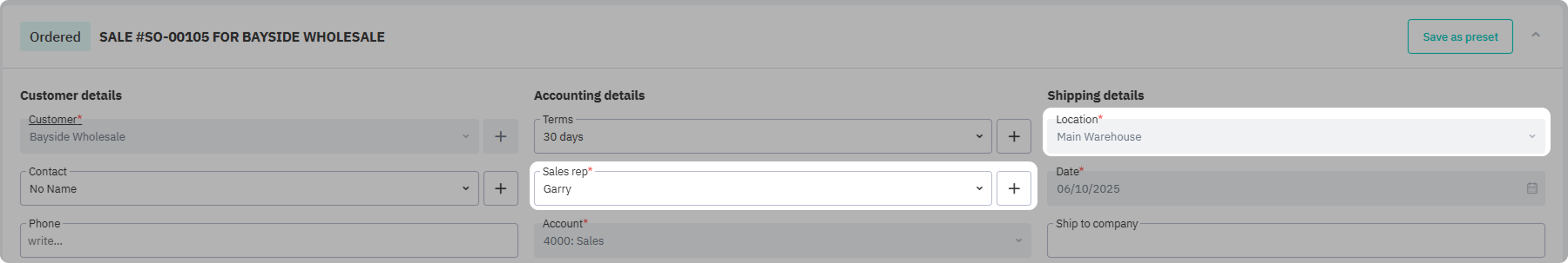 Display tracking category values on Xero invoices