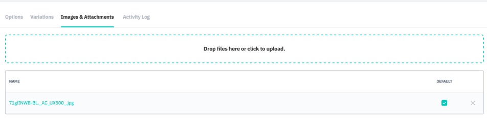 Add images and attachments to product family