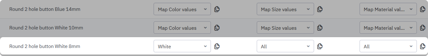 Map variation with no change in quantity